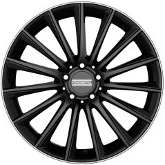 AIDON (FMI04) GLOSSY BLACK MACHINED LIP